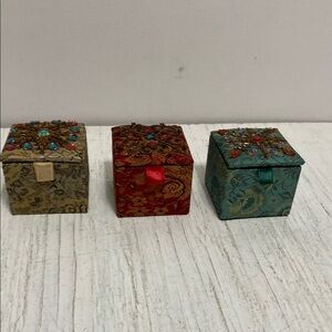 Set of 3 jewelry boxes